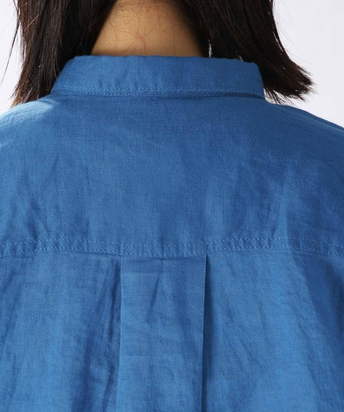 niko and...(ニコアンド)の「FINEリネンワークBIGシャツ(シャツ/ブラウス・レディース・イエロー/ホワイト/グリーン/ブルー/オフホワイト・MEDIUM/LARGE)」の20枚目の写真