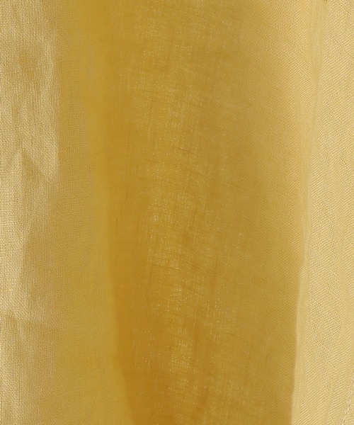 niko and...(ニコアンド)の「FINEリネンワークBIGシャツ(シャツ/ブラウス・レディース・イエロー/ホワイト/グリーン/ブルー/オフホワイト・MEDIUM/LARGE)」の18枚目の写真