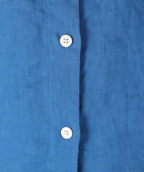 niko and...(ニコアンド)の「FINEリネンワークBIGシャツ(シャツ/ブラウス・レディース・イエロー/ホワイト/グリーン/ブルー/オフホワイト・MEDIUM/LARGE)」の21枚目の写真