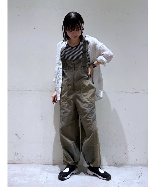 niko and...(ニコアンド)の「FINEリネンワークBIGシャツ(シャツ/ブラウス・レディース・イエロー/ホワイト/グリーン/ブルー/オフホワイト・MEDIUM/LARGE)」の9枚目の写真