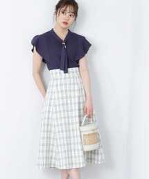 PROPORTION BODY DRESSING | チェックフレアスカート / 1213120406(スカート)