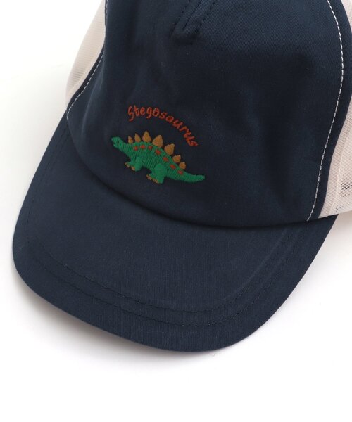 apres les cours（アプレレクール）の「【ワンポイント/パステル】バラエティモチーフメッシュキャップ（キャップ・キッズ・ベージュ/サックスブルー/ピンク/ネイビー/ミント/ラベンダー・50/54/58）」の14枚目の写真