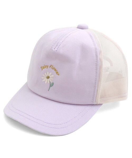 apres les cours（アプレレクール）の「【ワンポイント/パステル】バラエティモチーフメッシュキャップ（キャップ・キッズ・ベージュ/サックスブルー/ピンク/ネイビー/ミント/ラベンダー・50/54/58）」の21枚目の写真