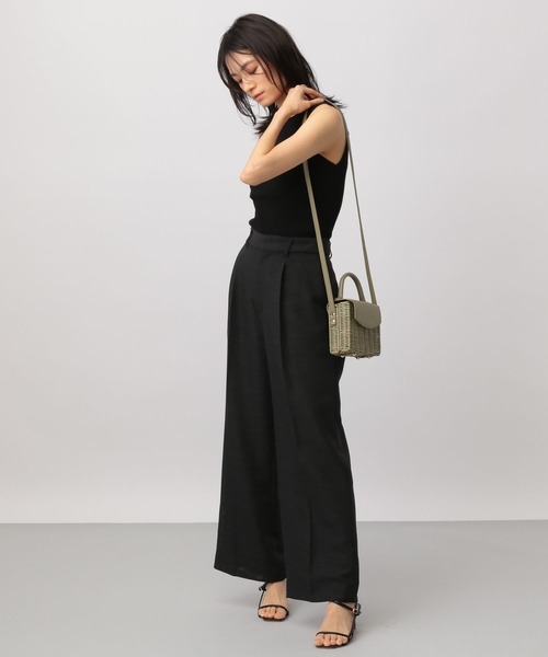 A part by（アパートバイ）の「ラタンショルダーバッグ（ショルダーバッグ・レディース・ライトグリーン/ブラック・FREE）」の6枚目の写真