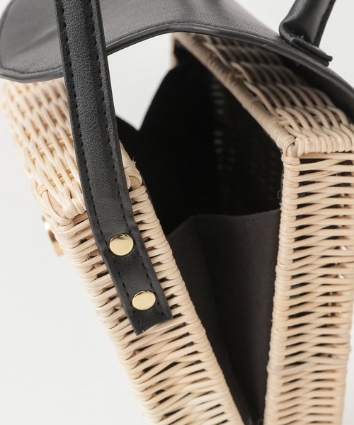 A part by（アパートバイ）の「ラタンショルダーバッグ（ショルダーバッグ・レディース・ライトグリーン/ブラック・FREE）」の15枚目の写真