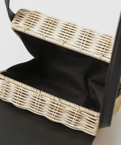 A part by（アパートバイ）の「ラタンショルダーバッグ（ショルダーバッグ・レディース・ライトグリーン/ブラック・FREE）」の16枚目の写真