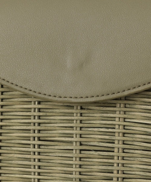 A part by（アパートバイ）の「ラタンショルダーバッグ（ショルダーバッグ・レディース・ライトグリーン/ブラック・FREE）」の18枚目の写真