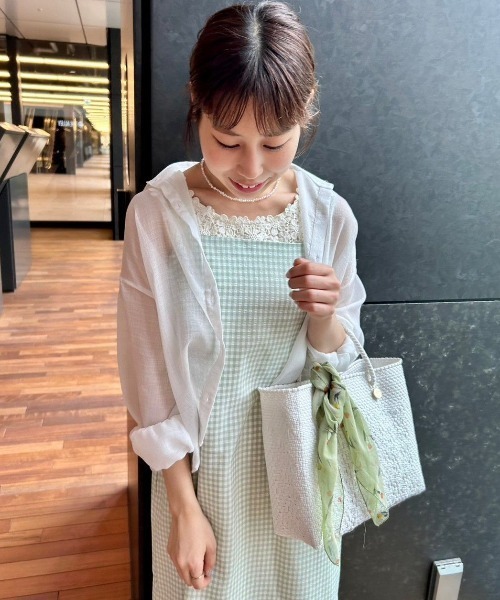 Letra（レトラ）の「メルカドバッグ　ロンボ　ホワイト　エクストラスモール（かごバッグ・レディース・ホワイト・X-SMALL）」の10枚目の写真