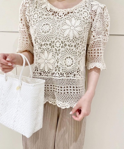 Letra（レトラ）の「メルカドバッグ　ロンボ　ホワイト　エクストラスモール（かごバッグ・レディース・ホワイト・X-SMALL）」の16枚目の写真