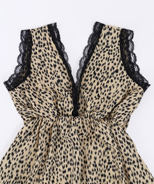 WC（ダブル シー）の「レオパードロングワンピース（ワンピース・レディース・ベージュ系その他・FREE）」の16枚目の写真