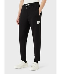 【エンポリオ アルマーニ】ジョガーパンツ r-EAcreateロゴ刺繍