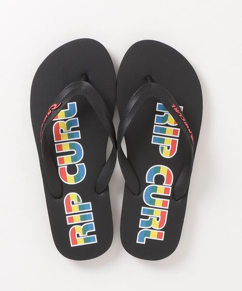 rip curl(リップカール)の「【RIPCURL(リップカール)】ICONS OPEN TOE 軽量ブランドロゴビーチサンダル/ビーサン(サンダル・メンズ・ブラック×レッド/ブラック/ブラック×ブルー・12/7/8/10/13/9/11)」の2枚目の写真