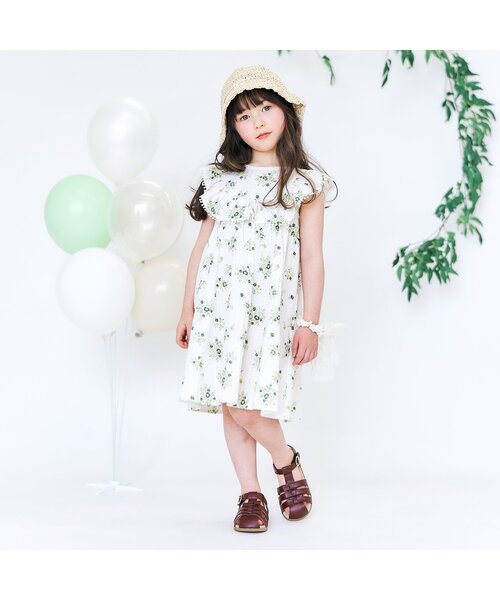 apres les cours（アプレレクール）の「チュールリボンビーズヘアゴム＿アプレレクールマシェリ（ヘアゴム・キッズ・アイボリー/ピンク・FREE）」の11枚目の写真
