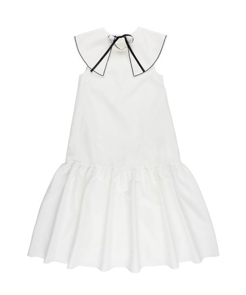 MIRO AMURETTE（ミロアミュレット）の「piping collar onepiece/つけ襟付きノースリーブワンピース（ワンピース・レディース・ホワイト・MEDIUM/SMALL）」の22枚目の写真