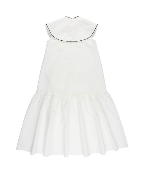 MIRO AMURETTE（ミロアミュレット）の「piping collar onepiece/つけ襟付きノースリーブワンピース（ワンピース・レディース・ホワイト・MEDIUM/SMALL）」の17枚目の写真