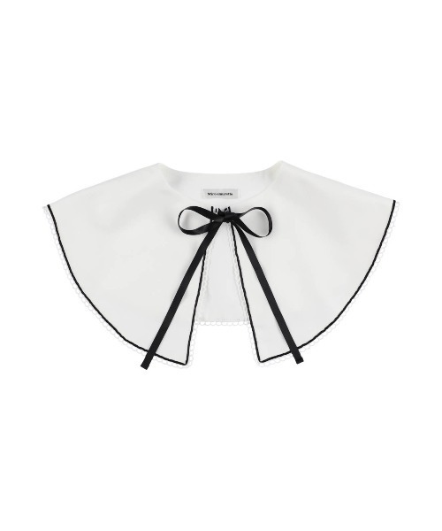MIRO AMURETTE（ミロアミュレット）の「piping collar onepiece/つけ襟付きノースリーブワンピース（ワンピース・レディース・ホワイト・MEDIUM/SMALL）」の14枚目の写真