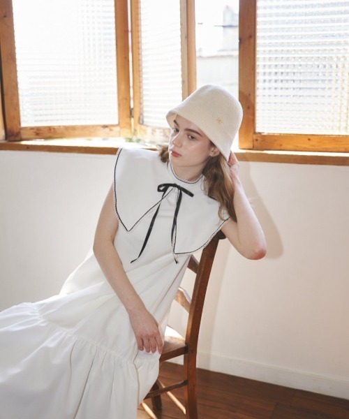 MIRO AMURETTE（ミロアミュレット）の「piping collar onepiece/つけ襟