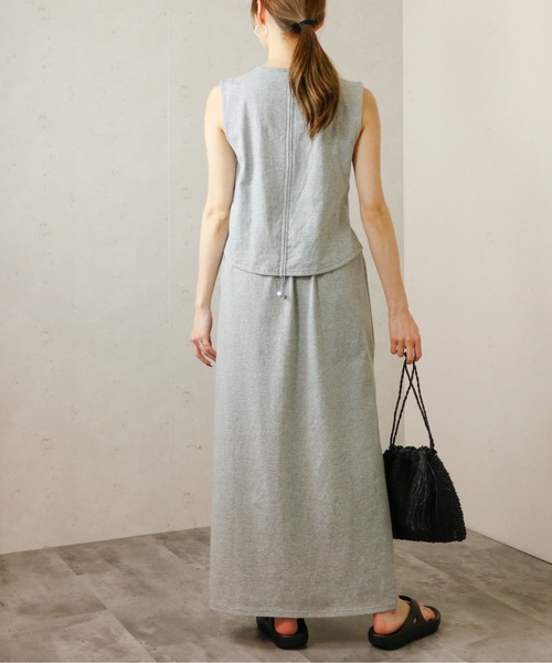 Per sist ence(パーシエンス)の「Per sist ence/パーシエンス バックドロストカットワンピース(ワンピース・レディース・ブラック/グレー・FREE)」の7枚目の写真
