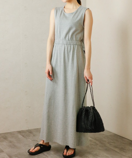 Per sist ence(パーシエンス)の「Per sist ence/パーシエンス バックドロストカットワンピース(ワンピース・レディース・ブラック/グレー・FREE)」の13枚目の写真