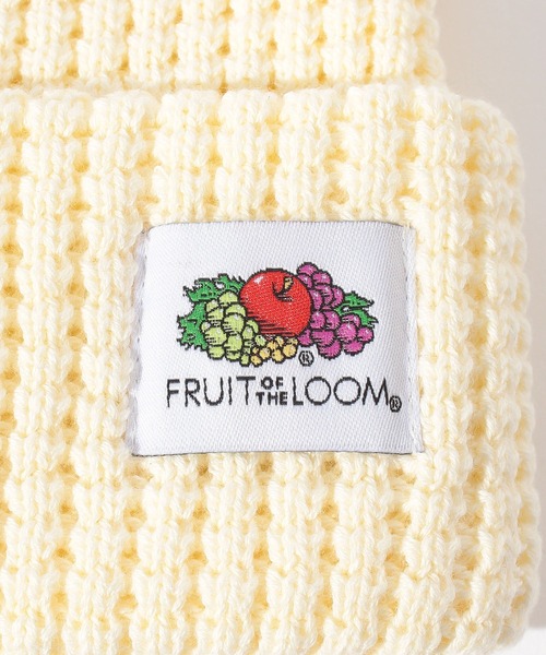 FRUIT OF THE LOOM(フルーツオブザルーム)の「FRUIT OF THE LOOM ワッフルビーニー(ニットキャップ/ビーニー・メンズ・オレンジ/パープル/ブラック/オフホワイト・FREE)」の9枚目の写真