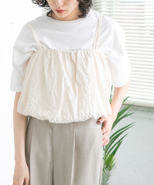 KBF（ケイビーエフ）の「ワッシャービスチェ（ベスト・レディース・ブラック/アイボリー/ベージュ・ONE）」の9枚目の写真