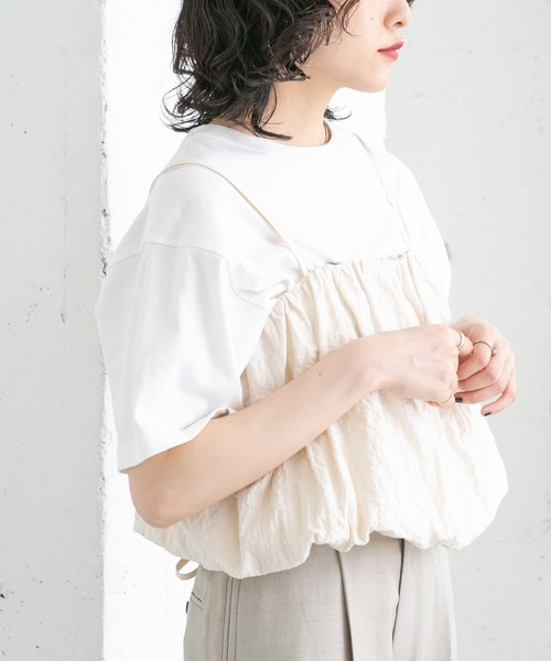 KBF（ケイビーエフ）の「ワッシャービスチェ（ベスト・レディース・ブラック/アイボリー/ベージュ・ONE）」の10枚目の写真