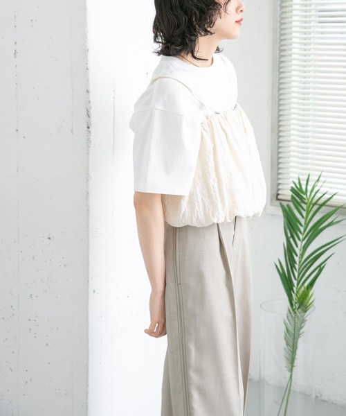 KBF（ケイビーエフ）の「ワッシャービスチェ（ベスト・レディース・ブラック/アイボリー/ベージュ・ONE）」の13枚目の写真