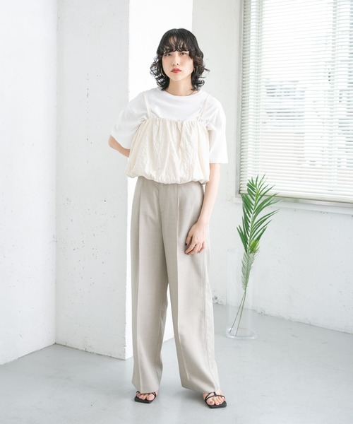 KBF（ケイビーエフ）の「ワッシャービスチェ（ベスト・レディース・ブラック/アイボリー/ベージュ・ONE）」の15枚目の写真