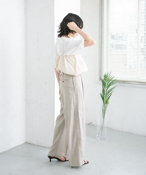 KBF（ケイビーエフ）の「ワッシャービスチェ（ベスト・レディース・ブラック/アイボリー/ベージュ・ONE）」の16枚目の写真