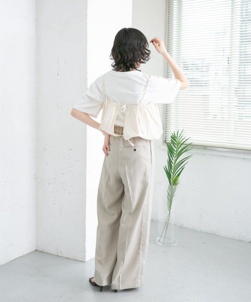 KBF（ケイビーエフ）の「ワッシャービスチェ（ベスト・レディース・ブラック/アイボリー/ベージュ・ONE）」の17枚目の写真