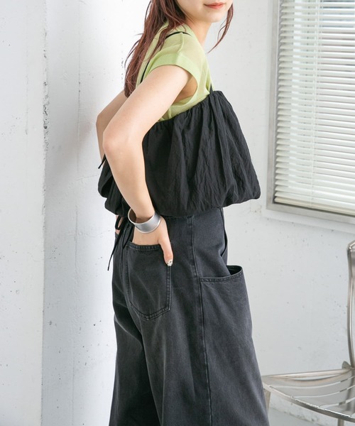 KBF（ケイビーエフ）の「ワッシャービスチェ（ベスト・レディース・ブラック/アイボリー/ベージュ・ONE）」の8枚目の写真