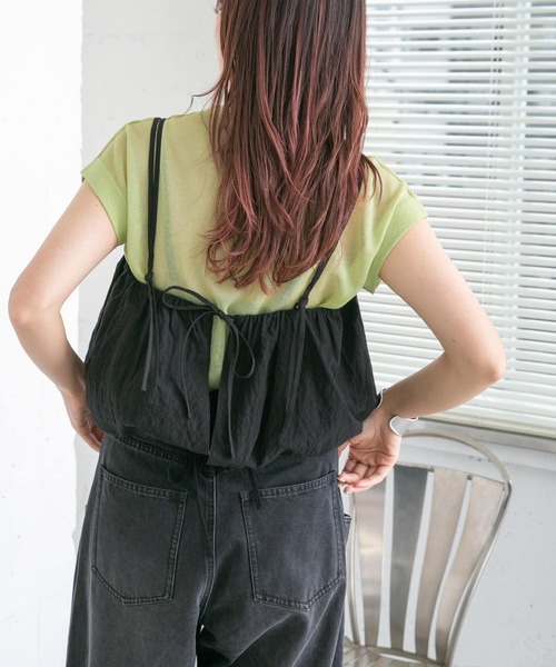 KBF（ケイビーエフ）の「ワッシャービスチェ（ベスト・レディース・ブラック/アイボリー/ベージュ・ONE）」の20枚目の写真