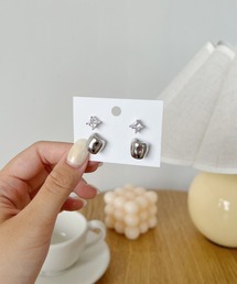 iso | ニュアンスメタル セットピアス(ピアス(両耳用))