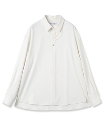 CULLNI | 23-AW-001 Double Satin Chin Tab Shirt(シャツ/ブラウス)