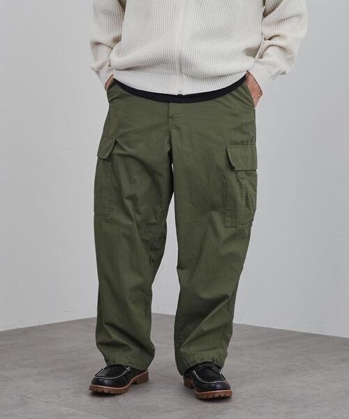 coen（コーエン）の「リップストップ6ポケットルーズカーゴパンツ