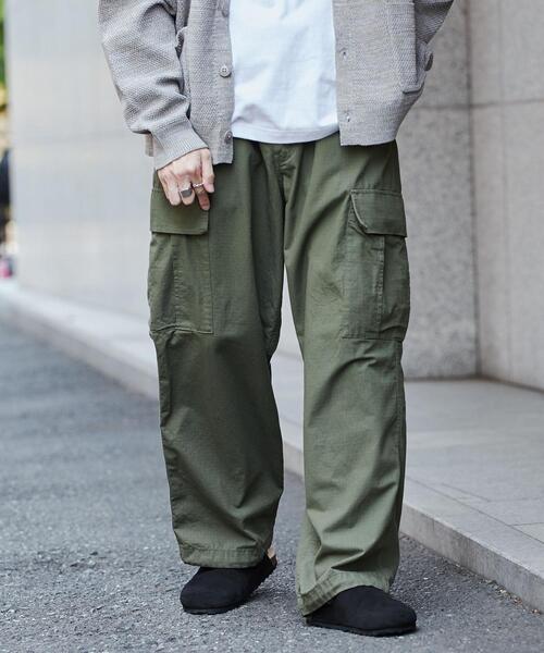 coen（コーエン）の「リップストップ6ポケットルーズカーゴパンツ