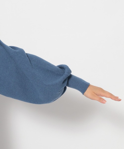 mysty woman（ミスティウーマン）の「キラキラ☆ラメハイネックニット 968228（ニット/セーター・レディース・オフホワイト/ピンク/ブルー/モカ/ブラック・FREE）」の15枚目の写真