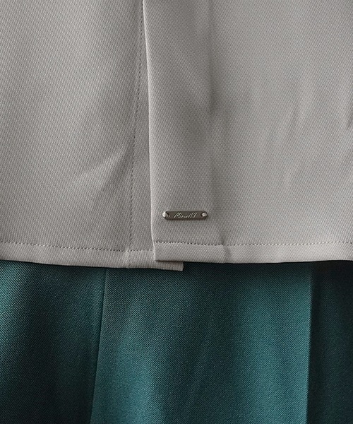 MinoriTY（マイノリティ）の「【MinoriTY】ルーズサイズタイ付き半袖シャツ メンズ オーバーサイズ ルーズシルエット（シャツ/ブラウス・メンズ・ホワイト/ブラック/グレー・M/L）」の10枚目の写真