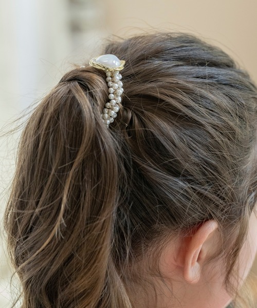 Catherine Cottage（キャサリンコテージ）の「【ZOZO限定】ビジューパールヘアゴム（ヘアゴム・キッズ・ホワイト・FREE）」の7枚目の写真