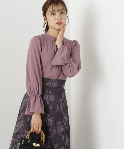 PROPORTION BODY DRESSING(プロポーションボディドレッシング)の「前後2Wayリボンブラウス / 1213210805(シャツ/ブラウス・レディース・ホワイト/ネイビー/ピンク・MEDIUM/SMALL)」の3枚目の写真