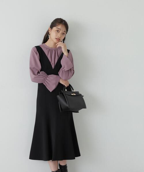 PROPORTION BODY DRESSING(プロポーションボディドレッシング)の「前後2Wayリボンブラウス / 1213210805(シャツ/ブラウス・レディース・ホワイト/ネイビー/ピンク・MEDIUM/SMALL)」の16枚目の写真