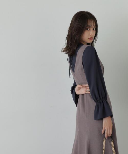 PROPORTION BODY DRESSING(プロポーションボディドレッシング)の「前後2Wayリボンブラウス / 1213210805(シャツ/ブラウス・レディース・ホワイト/ネイビー/ピンク・MEDIUM/SMALL)」の20枚目の写真