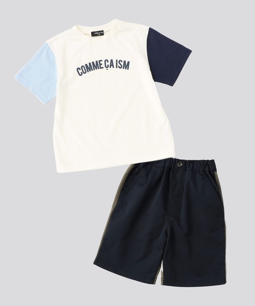 COMME CA ISM(コムサイズム)の「ロゴプリント 半袖Tシャツ(Tシャツ/カットソー・キッズ・ホワイト/ブラック/サックスブルー/ピンクベージュ/ホワイト系その他・110cm/140cm/150cm/130cm/120cm)」の16枚目の写真