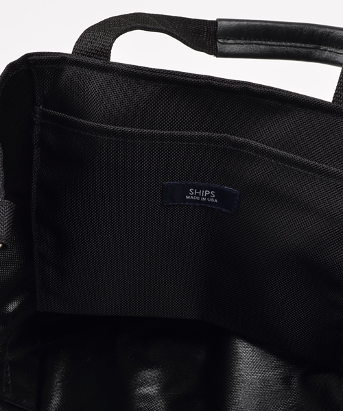 SHIPS（シップス）の「SA: 【アメリカ製】 2WAY ナイロン トートバッグ■（トートバッグ・メンズ・ブラック/ネイビー/カモフラージュ・ONE SIZE）」の10枚目の写真