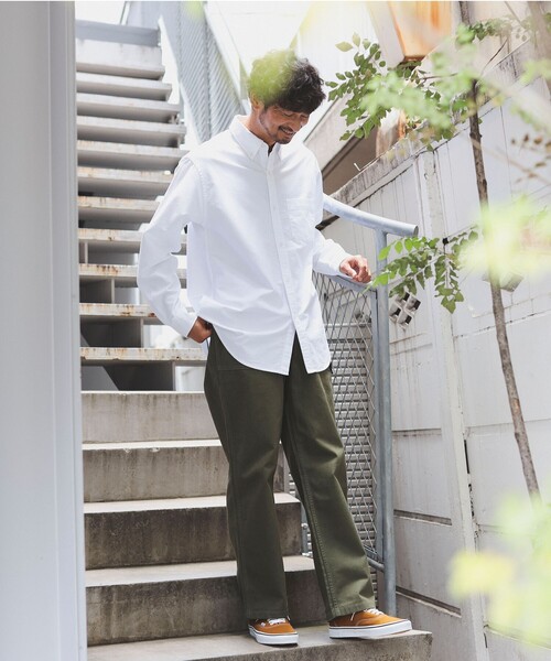 B:MING by BEAMS(ビーミングバイビームス)の「B:MING by BEAMS / オックスフォード ボタンダウン シャツ(シャツ/ブラウス・メンズ・オフホワイト/サックスブルー/その他・LARGE/SMALL/X-LARGE/MEDIUM)」の4枚目の写真