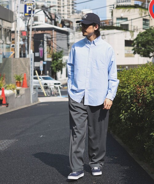 B:MING by BEAMS(ビーミングバイビームス)の「B:MING by BEAMS / オックスフォード ボタンダウン シャツ(シャツ/ブラウス・メンズ・オフホワイト/サックスブルー/その他・LARGE/SMALL/X-LARGE/MEDIUM)」の5枚目の写真