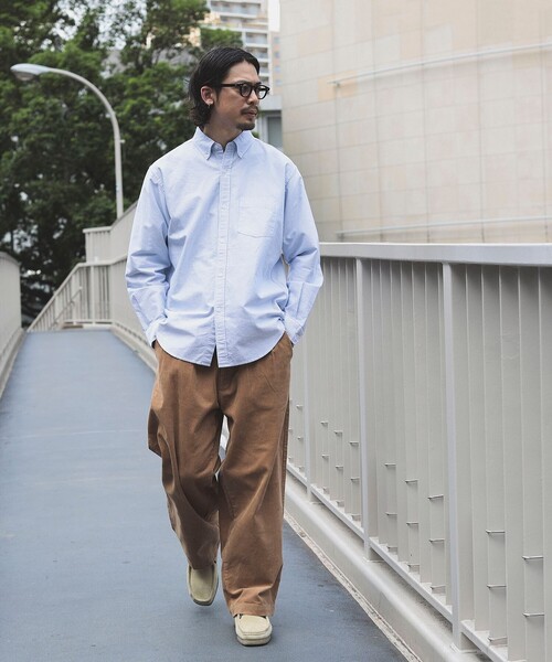 B:MING by BEAMS(ビーミングバイビームス)の「B:MING by BEAMS / オックスフォード ボタンダウン シャツ(シャツ/ブラウス・メンズ・オフホワイト/サックスブルー/その他・LARGE/SMALL/X-LARGE/MEDIUM)」の6枚目の写真