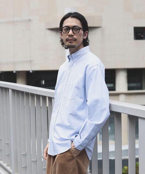 B:MING by BEAMS(ビーミングバイビームス)の「B:MING by BEAMS / オックスフォード ボタンダウン シャツ(シャツ/ブラウス・メンズ・オフホワイト/サックスブルー/その他・LARGE/SMALL/X-LARGE/MEDIUM)」の9枚目の写真