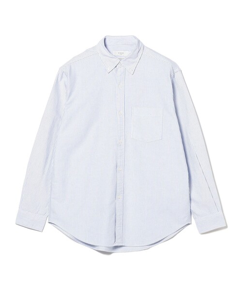 B:MING by BEAMS(ビーミングバイビームス)の「B:MING by BEAMS / オックスフォード ボタンダウン シャツ(シャツ/ブラウス・メンズ・オフホワイト/サックスブルー/その他・LARGE/SMALL/X-LARGE/MEDIUM)」の12枚目の写真