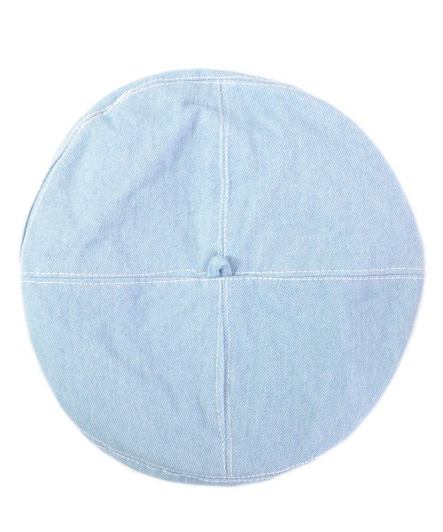 VIBGYOR Women（ヴィブジョー　ウィメン）の「【urge select】デニム ベレー帽（ハンチング/ベレー帽・レディース・ダークブルー/ライトブルー・FREE）」の8枚目の写真